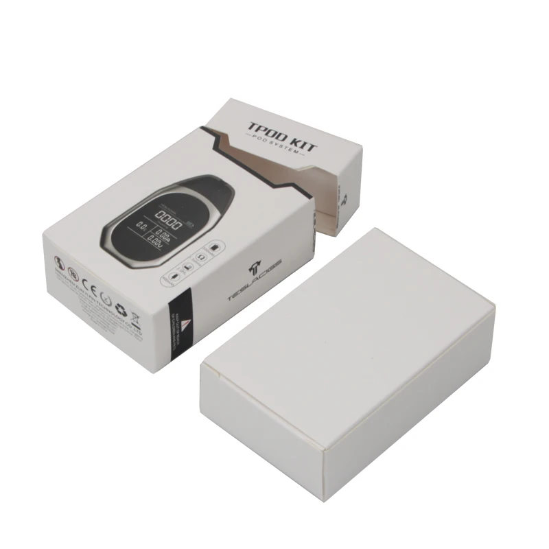 Оригинал Тесла TPOD комплект с 2 мл POD и 500 мАч Батарея T Pod Vape ручка вейпер