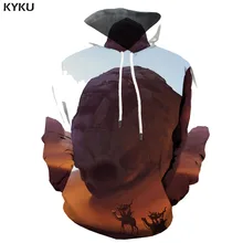 3d Hoodies Skull Sweatshirts men Desert Hoodie Print Camel Sweatshirt Printed Animal Hoody Anime Egypt Hooded Casual Long Sleeve