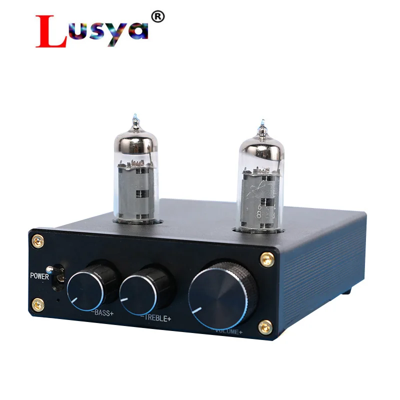 

Dual Channel 6J3 6J1 Vacuum Tube Amplifier HiFi Preamplifier with Treble Bass Volume Control Tone T0163