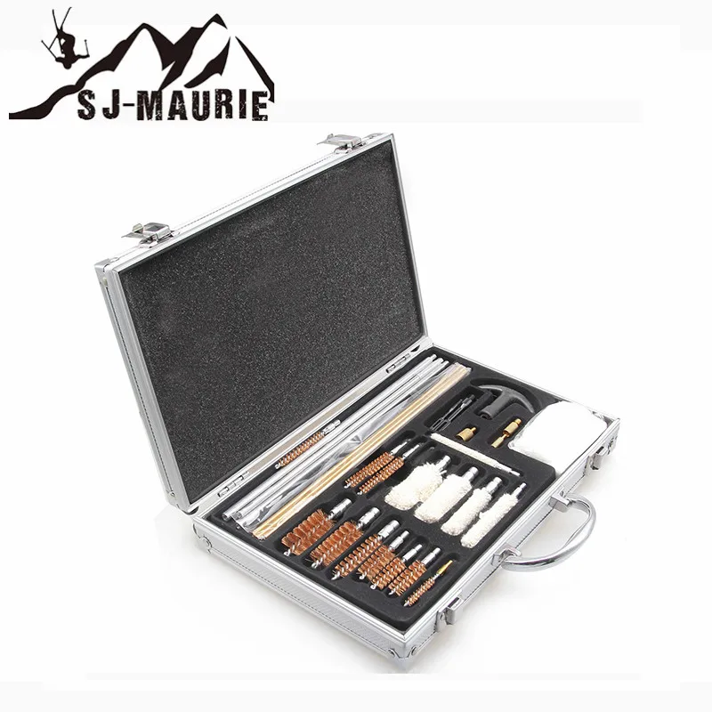 

Outdppr Hunting Equipment 26 Pieces Tactical Hunting Universal Gun Cleaning Kit Set Supplies for Air Gun Rifle Pistol Shot~Gun