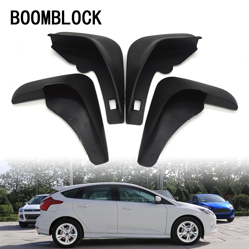 

4pc Car Front Rear Mud Flaps Mud Flap Mudguards Fender For Ford Focus 2 MK2 MK2.5 Accessories 2005 2006 2007 2008 2009 2010 2011