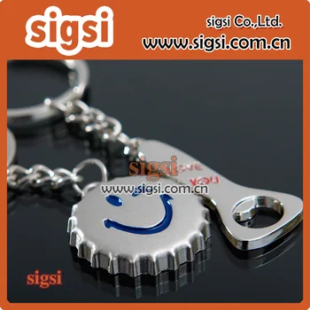 

Wholesale Cute Smile Face Alloy Rhinestone Keychain