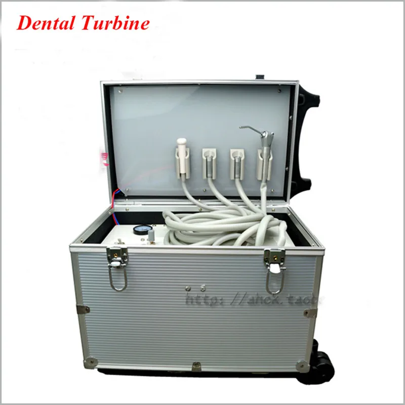 New Portable Dental turbine Dental Air Compressor Suction Systemin