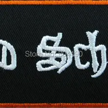 3,9" старинная школьная музыкальная рок-группа вышитая жилетка мотоциклиста железо на и нашивка на одежду тяжелая металлическая Заказная заплата