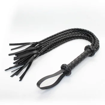 Red&black High Quality PU Leather Riding Crop Sex Whip Spanking SM Bondage Paddle Slave Flogger Sex Toys For Couple Adult Games 6