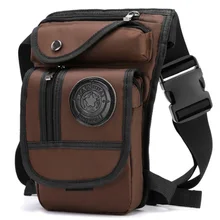 Новое поступление многофункциональная Мужская водонепроницаемая нейлоновая сумка для ног поясная сумка с ремнем мотоциклетная сумка Прямая поставка