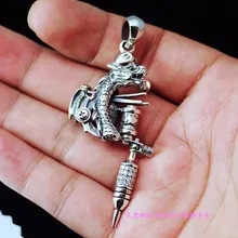 Oriental uibrations трехмерная татуировки чистого серебра Подвески