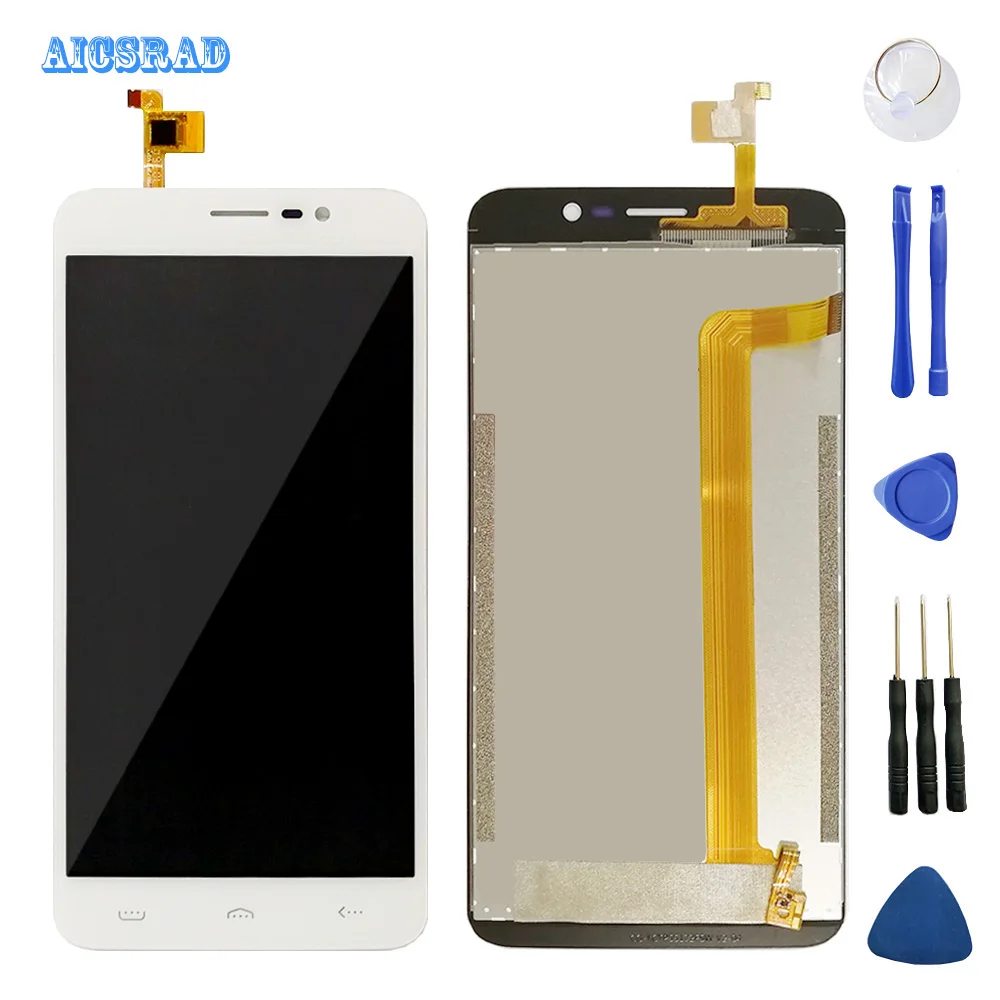 

For HOMTOM HT27 LCD DIsplay + Touch Screen Digitizer Assembly for homtom HT 27 LCD+touch screen Glass Spare Parts + tools