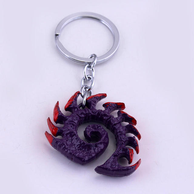 craft II Terran Symbol Zerg Symbol & Wings Of Liberty Keychain Accessories  Ring Terran Keyring Key Holder Souvenir