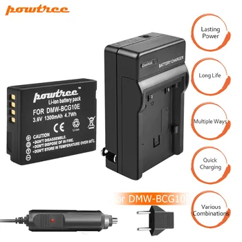 

1PCS DMW-BCG10 BCG10 BCG10E Battery 3.6V 1300mAh +charger+Car charger for Panasonic Lumix DMC-ZS19 DMC-ZS20 DMC-ZS25 DMC-ZX1 L10