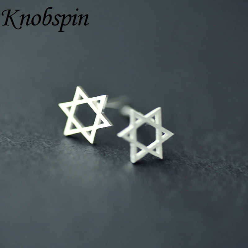 

Simple Hollow Star of David Hexagram Stud Earrings For Women Girls Fashion women Jewelry Christmas Gifts Wholesale
