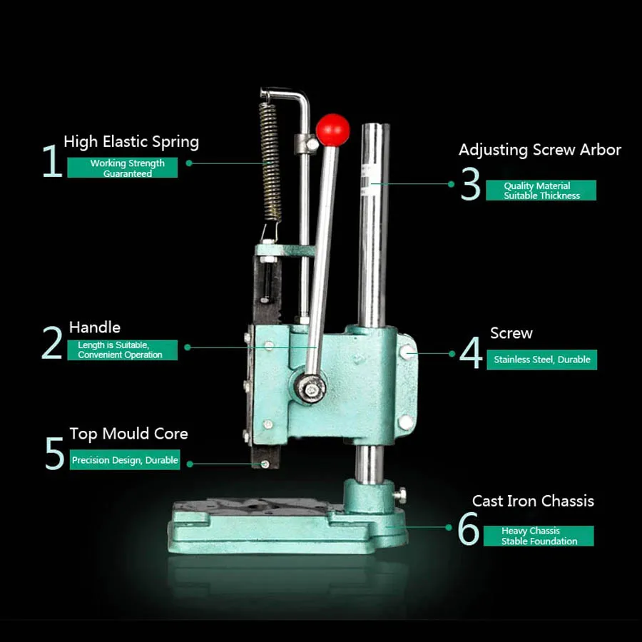 

Manual Lab Powder Pressed Machine for diy cosmetics eyeshadow or compact powder pressing machine