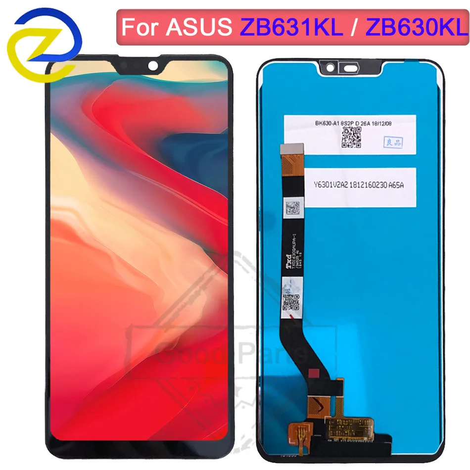 

6.26''For Asus Zenfone Max Pro ( M2 ) ZB630KL Full LCD DIsplay Touch Screen Digitizer Assembly for asus ZB631KL replacement lcd