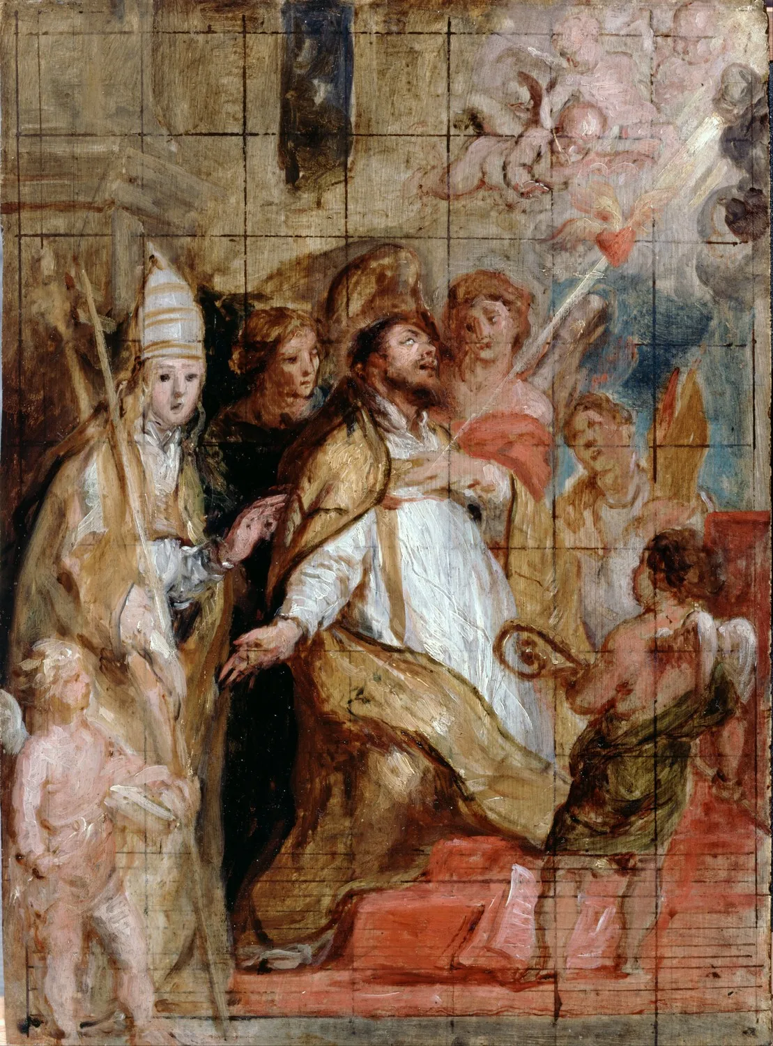 Unframed Canvas Prints - St Augustine In Ecstasy Gaspar de Crayer | Дом и сад