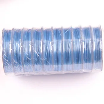

Free Shipping 10Pcs New Sky blue Crystal Stretch Elastic Beading Cord 1MMx10M RN017