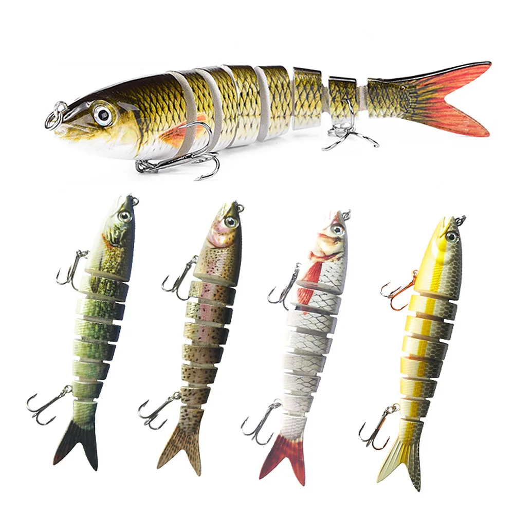  13.5cm 40g 3D Fish Shape Fishing Lure Baits Swim Baits Fishing Tackle Tools with Hooks Fishing Tack