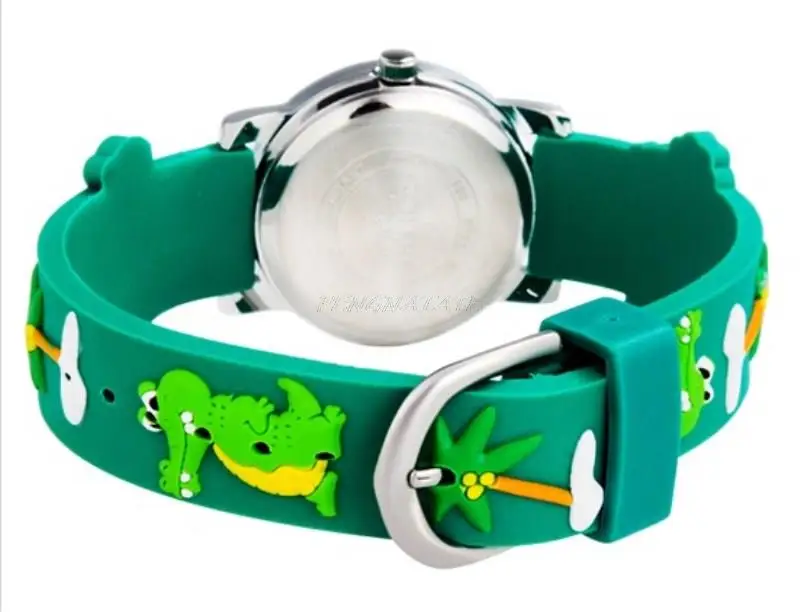 Willis Electronic Quartz-watch Children 3d Crocodile Watches For