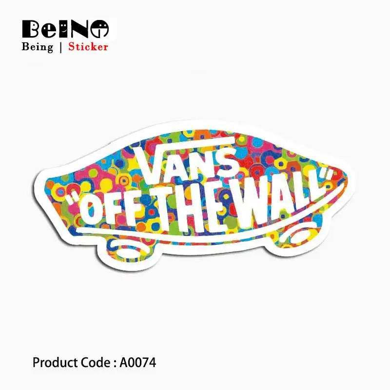 

van off wall sticker logo sign colorful waterproof suitcase laptop guitar luggage skateboard bicycle toy lovely A0074 stickers