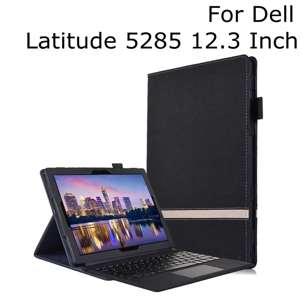 Дизайн для Dell Latitude 5285 12," из искусственной кожи чехол-книжка жесткая Защитная крышка чехол 2-в-1 ноутбук планшеты защитный чехол