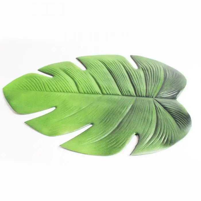 Искусственный лист растения EVA водостойкий изоляционный коврик для домашнего украшения стола MDJ998
