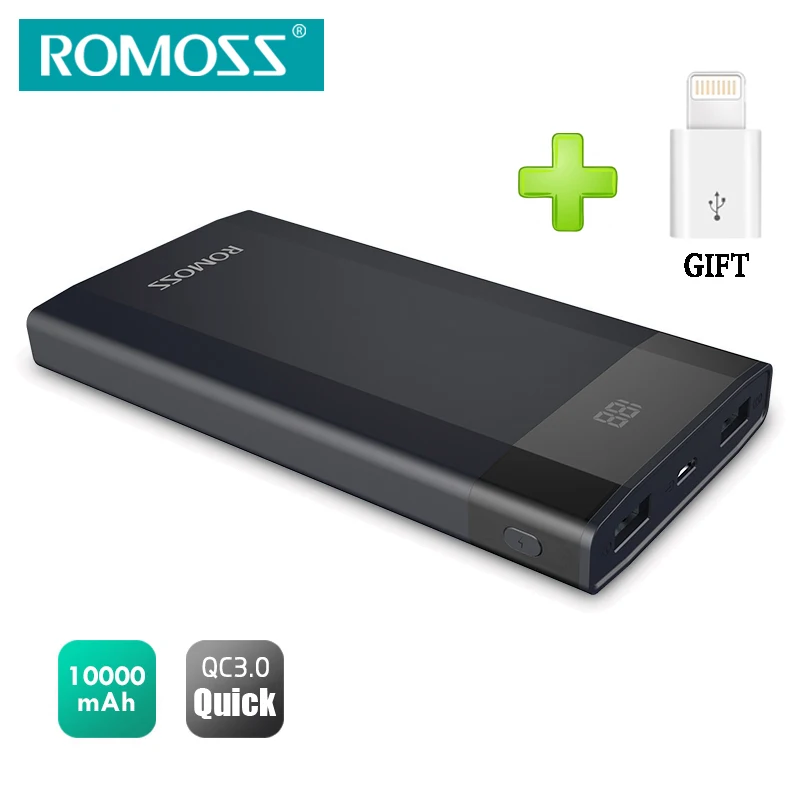 imágenes para ROMOSS DP10 Carga Rápida Banco de Potencia 3.0 con LCD 10000 mAh bidireccional Apoyo de Carga rápida QC3.0 QC2.0 MTK 12 V 9 V 5 V pover poverbank imágenes para ROMOSS DP10 Carga Rápida Banco de Potencia 3.0 con LCD 10000 mAh bidireccional Apoyo de Carga rápida QC3.0 QC2.0 MTK 12 V 9 V 5 V pover poverbank