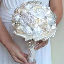 AYiCuthia розовый свадебный Букеты Свадебные de mariage жемчуг невесты искусственный Букеты Свадебные s цветок кристалл buque de noiva 68