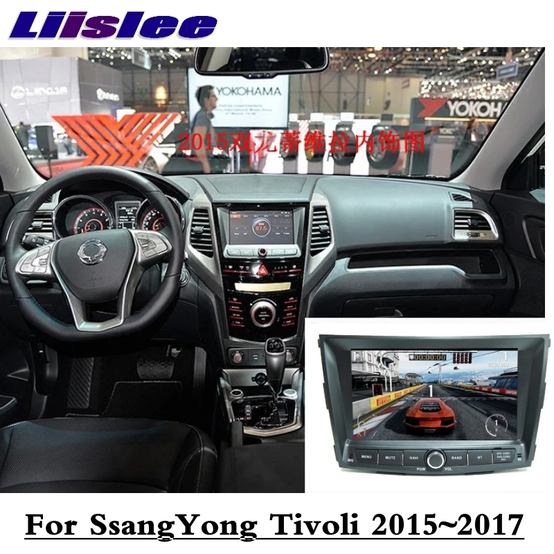 Clearance For SsangYong Tivoli 2015~2017 LiisLee Car Multimedia 8 Core DAB+ GPS Audio Hi-Fi Radio Original Style Navigation Advanced NAVI 2