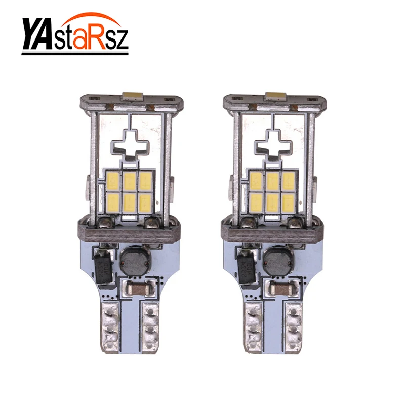 

YAstarsz 2Pcs T15 W16W LED Bulb 912 921 Car LED Backlight Auto Reverse Light Canbus No Error SMD 3020 White Xenon Yellow Orange
