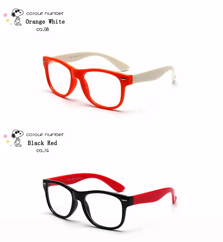 Два Oclock Гибкая оправа для детских очков TR90 детские небьющиеся очки безопасные для мальчиков и девочек оптическая близорукость очки оправа Oculo S826