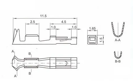 DUPONT 2.54 GOLD TERMINAL (3)