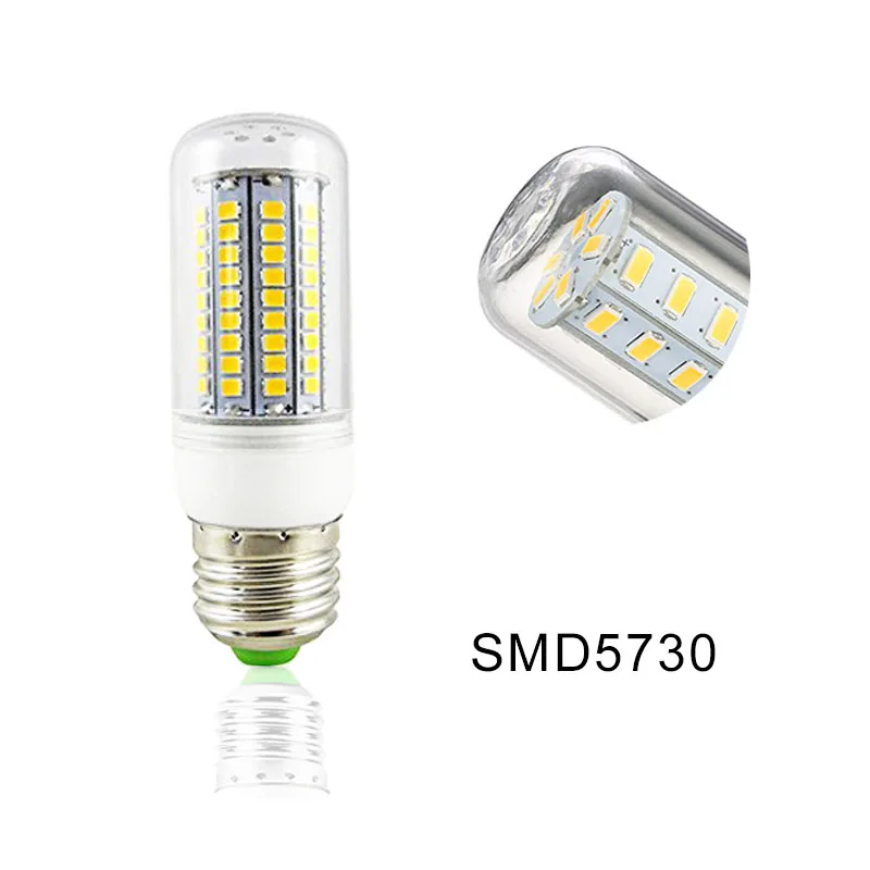 E27 светодиодный светильник E14 светодиодный лампы SMD5730 220 V лампы кукурузы 24 36 48 56 69 светодиодная люстра светодиодный светильник для украшения дома