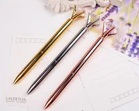 Caneta esferográfica de diamante cristal diversas cores - Imagem 3