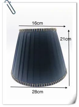 

Lamp shade for table lamp Solid back wave pattern gold edge lampshade Fashionable Decorative E27 table lamp cover for bedroom