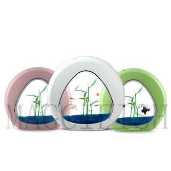 

SUNSUN Ecology Fish Tank Integration Filter LED Light System Mini Nano Tank Office Aquarium 4L 6L 110V-240V