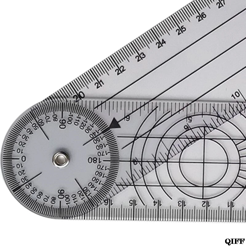 Складная медицинская шкала позвоночника, ортопедическая 360 градусов, вращающаяся медицинская угловая линейка, 22 июля