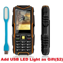 Original V3 IP67 Étanche Antichoc Antipoussière Mobile Téléphone Banque de Puissance À Long Veille Armée Extérieure 5200 mAh
