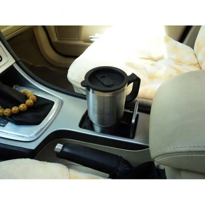 450 мл автомобиль чайник Электрический воды портативный Нержавеющая сталь чашки термосы Автомобиль Стайлинг