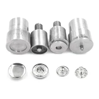 8/10/12.5/15 mm Snaps Die Metal Buckle Installation Rivets Eyelets Metal Press Machine Dies Button Installation Tools 1