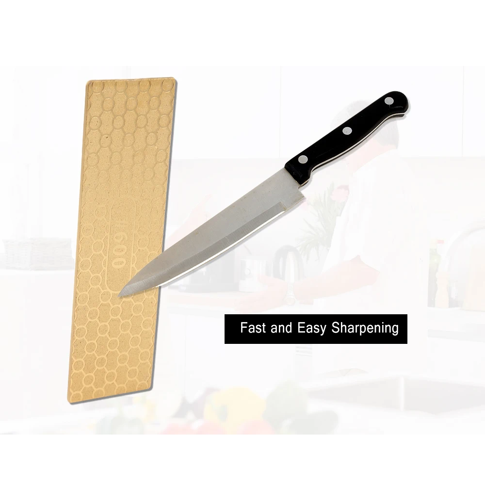 2 lápices de afilar de diamante para afilar cuchillos cuchillos de cocina y al aire libre 