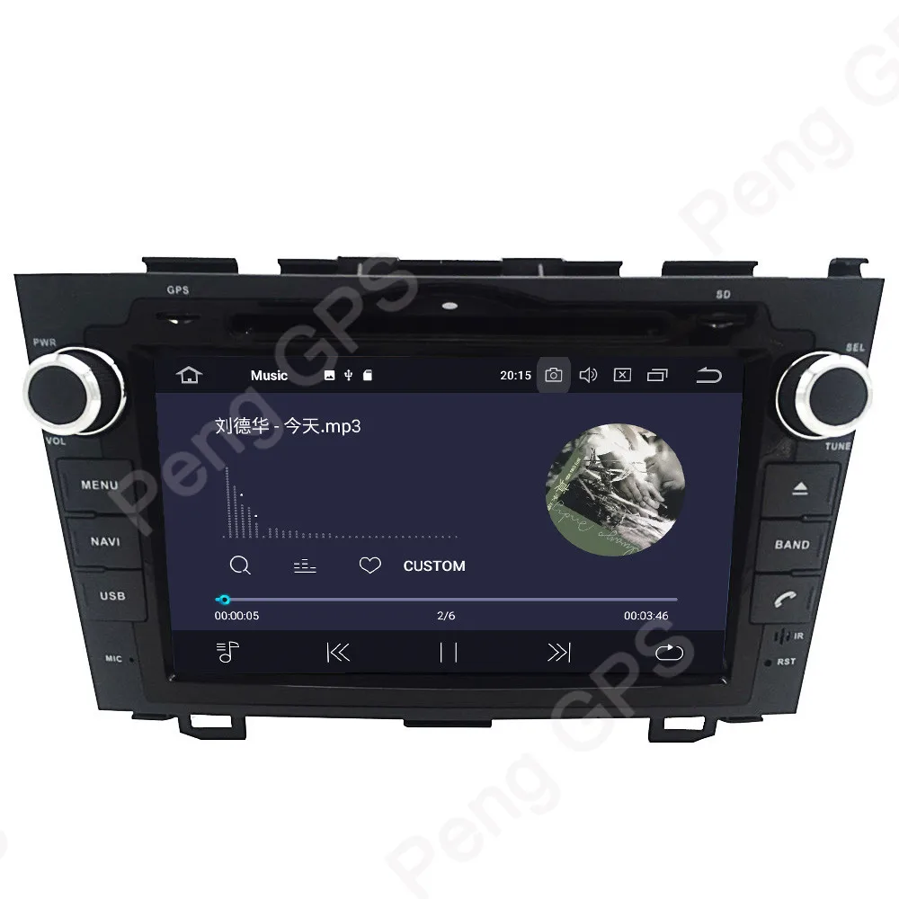 Автомагнитола на Android 9 0 с GPS навигацией 2 Din для Honda CRV 2006 2011 CD DVD плеер IPS экран Bluetooth