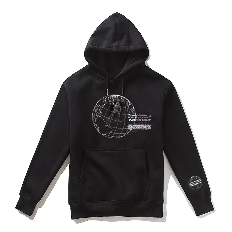 

Exclusive 2019 Sweetener Thank U Next World Tour Women hoodies sweatshirts Brand Clothing Sweatshirt Streetwear Jacket 0U0K9#