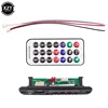 Bluetooth 5,0 placa decodificadora de MP3 WMA WAV FLAC mono 12V módulo inalámbrico Audio Color pantalla TF USB FM Radio con la grabación de la llamada ► Foto 2/6