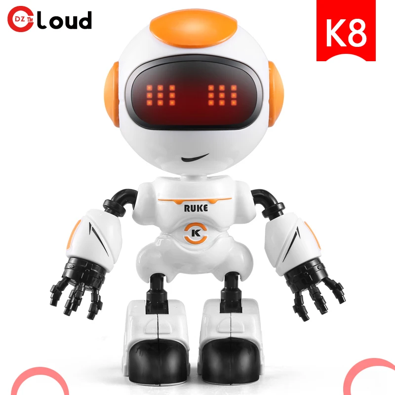 

YUNAO K8 voice robots sing and dance Button battery oyuncak robot Child toy robot Touch control function control Stole robotica