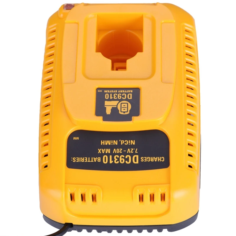 Para Dewalt Cargador de bater/ía dc9310/ 7.2/ V-18/ V bater/ía Ni-CD /& NI-MH DW9057/ DC9071/ DC9091/ Cargador de batteia