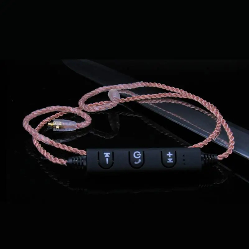 APT-X MMCX Bluetooth кабель для Sennheiser ie80 ie8I IE8 Для Shure SE215 SE535 SE846 наушники TF10 TF15 A2DC 0,78 мм Кабели