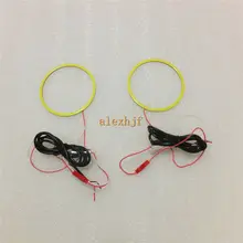 Июля King 95 мм внешний Диаметр, 85 внутренний Диаметр, 2 шт./лот, Водонепроницаемый светодиодный Ангельские глазки кольца, 80 светодиодный s линза COB, Q5 Hella