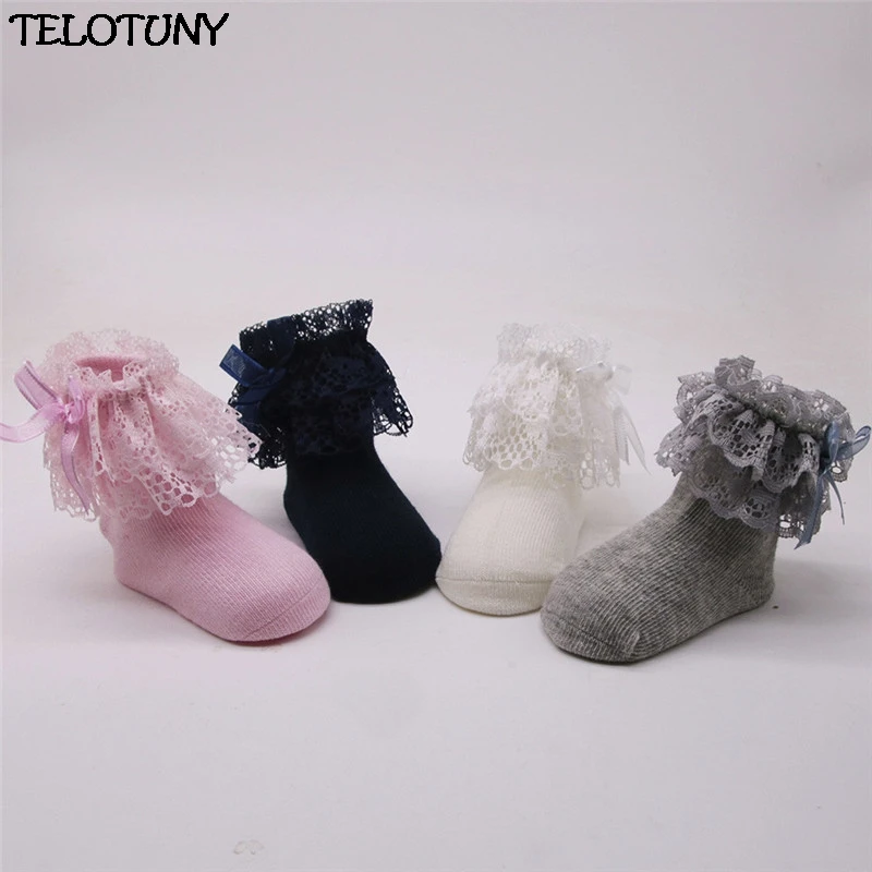 TELOTUNY 2018 модная детская одежда для девочек Удобные милые хлопковые носки тапочки