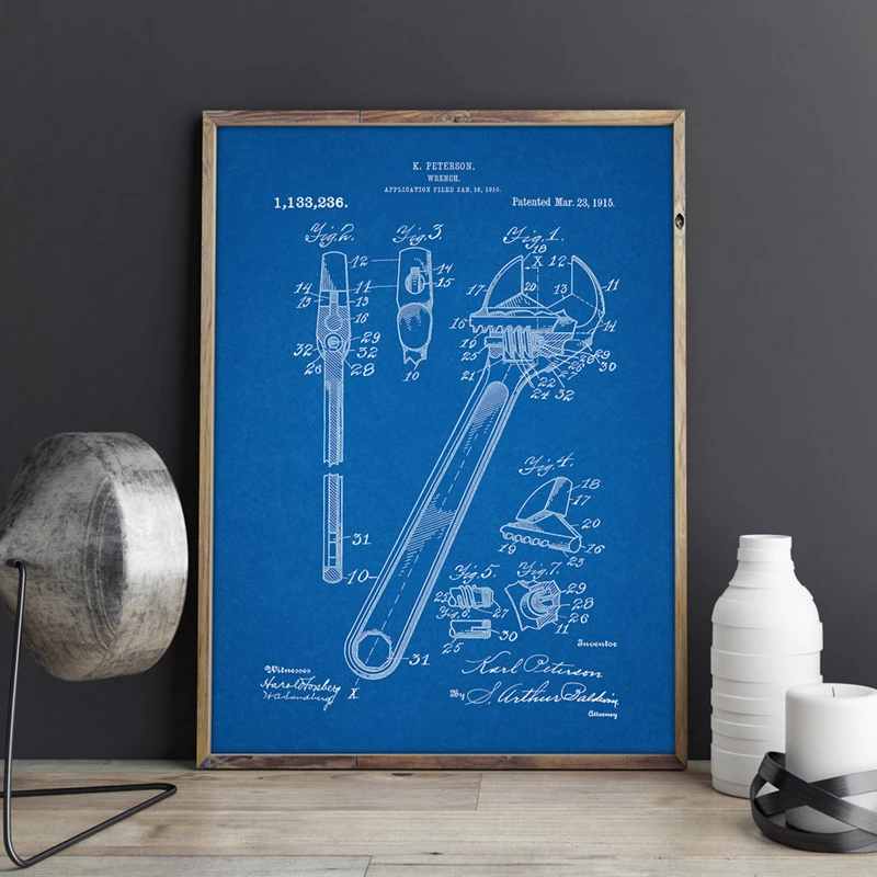Wrench Wall Art Print