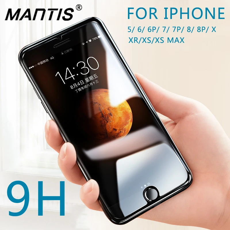 Закаленное стекло MANTIS для Iphone 6, 7, 5 S, Se, 6, 6s, 8 Plus, Xs Max, Xr, стекло для Iphone 7, 8 X, Защитное стекло для экрана на Iphone 7, 6s, 8
