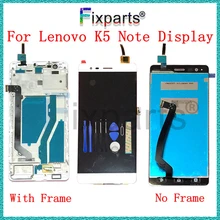 100% Tested 5.5" For Lenovo K5 note LCD Display Touch Screen Digitizer Assembly With Frame For Lenovo A7020 LCD